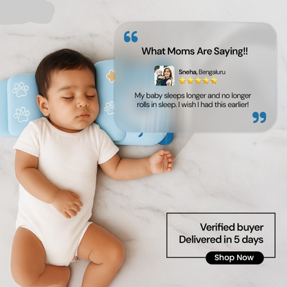 Baby Shaping Head Support Pillow - Assorted Colour