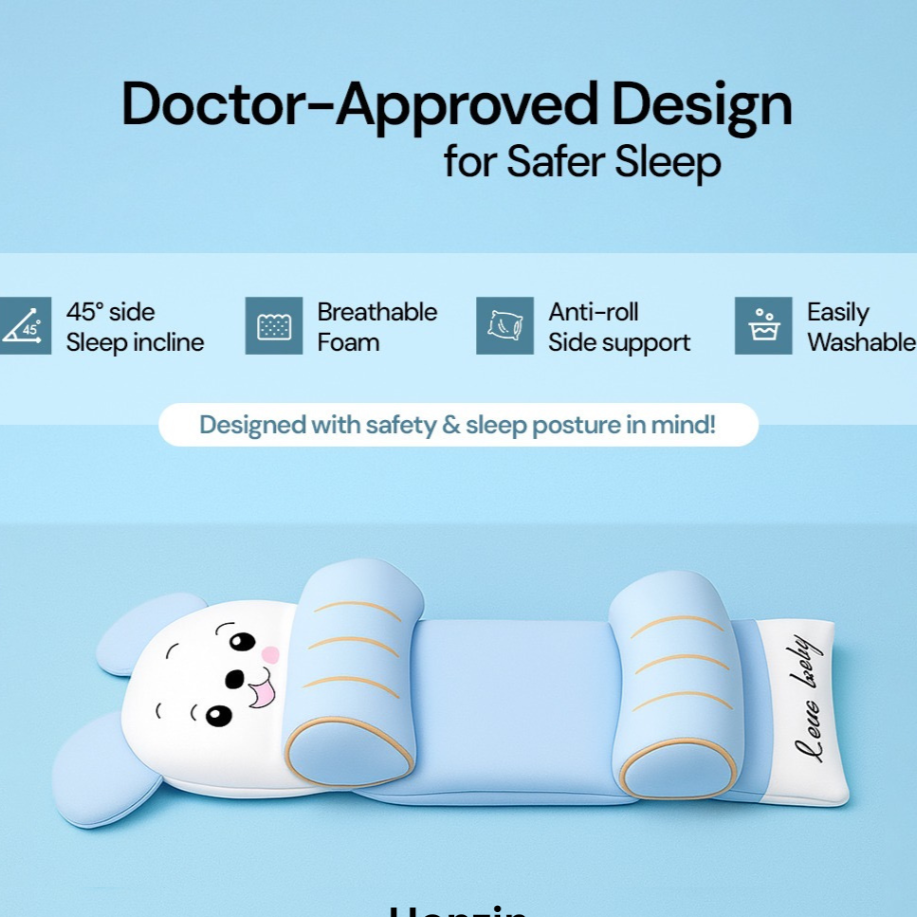 Baby Shaping Head Support Pillow - Assorted Colour